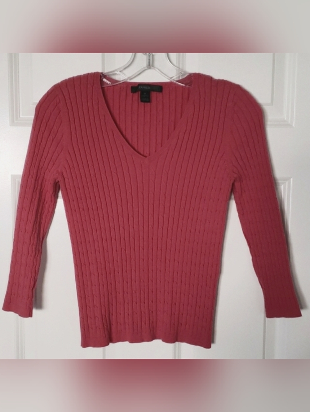 EXPRESS SWEATER IN TANGERINE SIZE M